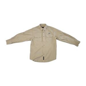 5.11 Tactical Mens Size M Khaki Taclite Pro Long Sleeve Shirt Leitner Wise Rifle